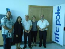 Visite de la délégation de St-etienne à Neotex Technopark Monastir