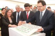 Pose de la première pierre du complexe d’ateliers relais et de la pépinière du Technopole et l’Inauguration du Centre de Ressources Technologiques