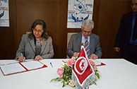 Signature d`une convention de partenariat entre l`ATT et la foire internationale de Sousse